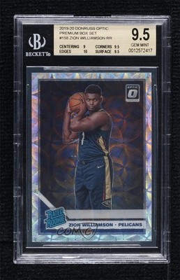 2019-20 Donruss Optic Premium Box Set Prizm 1/249 Zion Williamson Rookie RC 1j6