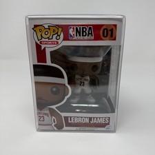 Funko Pop! NBA #01 Vaulted LeBron James Miami Heat white Jersey