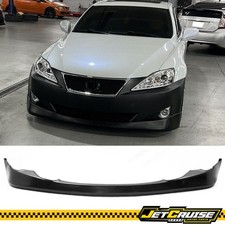 Fits 06-08 Lexus Is250 Is350 Sedan Vip Style Front Bumper Lip Spoiler Pu Black