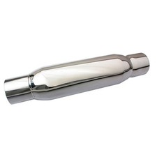 Moroso Ss Spiral Flow Muffler - 3in Polished- 94055