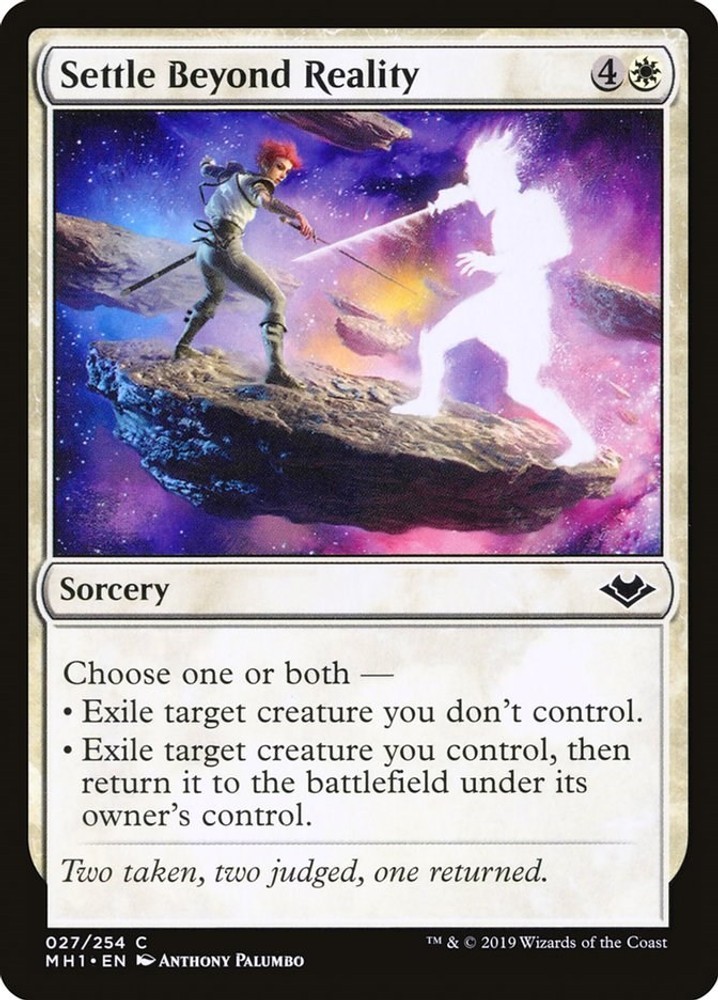 Settle Beyond Reality - 27 - NM - Modern Horizons
