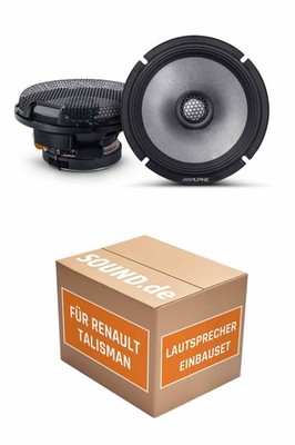 Lautsprecher Boxen Front Alpine R2-S65 für Renault Talisman Set für zwei Türen 1