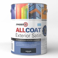 Zinsser - AllCoat Satin (Water Based) - Anthracite Grey - 2.5L