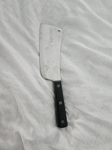 🔪 Vintage Sabatier Professional Chef’s Meat Cleaver – 7” Stainless Blade 🔪 - Picture 5 of 14