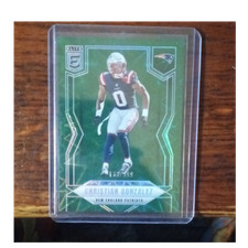2025 Panini Donruss Elite Status Christian Gonzalez #48 Patriots NFL /999