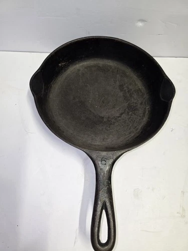 Wagner Ware Sydney - 0 - #6 Cast Iron Skillet 9" Frying Pan 105G L