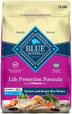 Blue Buffalo Life Protection Formula Small Breed Senior Dry Dog Food, 15-Lb
