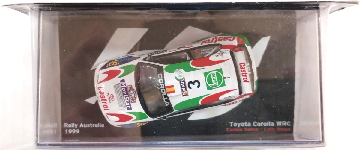 値下げ！トヨタ・カローラ WRC 1999 1/43ミニカー DeAgostini 1/43 Rally Cars Col. Toyota Corolla WRC, Carlos Sainz