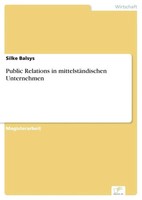 Silke Balsys | Public Relations In MittelstäNdischen Unternehmen | Taschenbuch