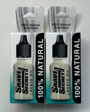 Shave Secret Shave Oil Shaving Natural 18.75 mL Ea Lot of 2