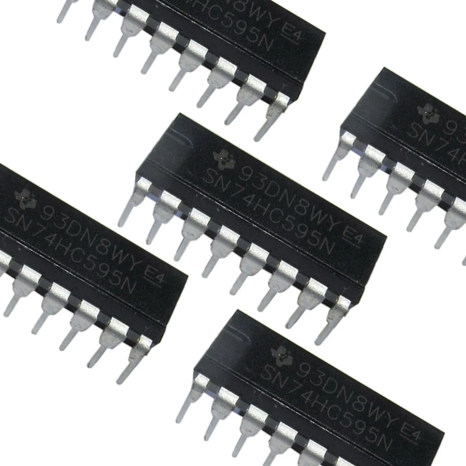 25pcs 74HC595N Registre 8 bits avec registre de sortie à 3 États Dip-16 Registre - Photo 3/4