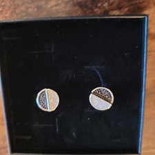 Silber Jette  925 Schmuck Set Halskette Anhänger + Ohrringe Damen