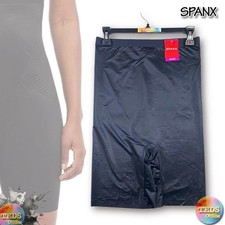 NWT SPANX Women's XL Thinstincts 2.0 High-Waisted Mid-Thigh Short 10233R Black