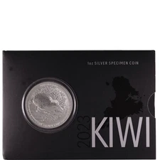 2023 1 oz New Zealand Silver Kiwi Coin (BU)