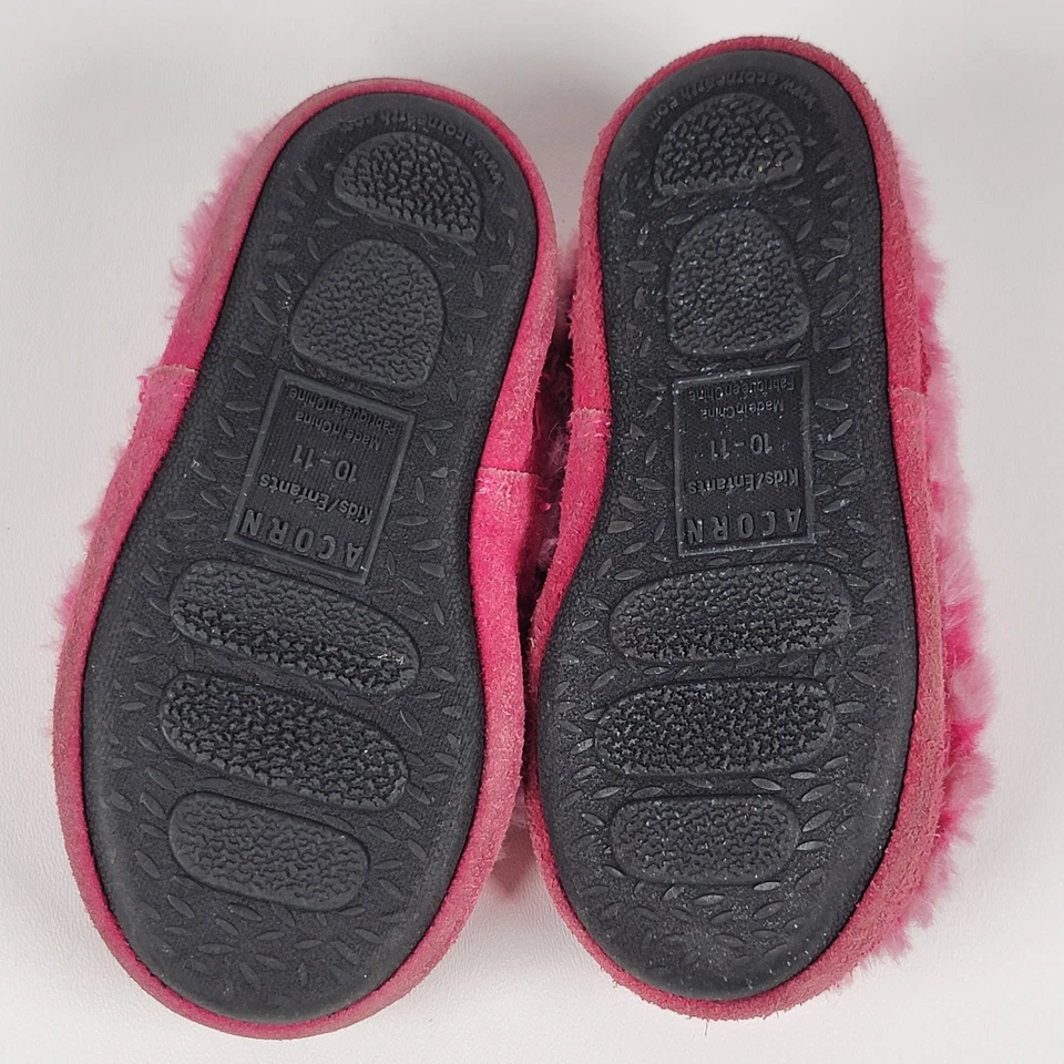 Mocasines originales para niños Acorn punta sin usar, ocelote rosa, K 10-11 (A10089BTJ) Foto 4 de 4