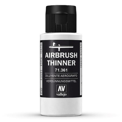 (107,50 /L) Vallejo Airbrush Verdünner Thinner 60ml neue Formel