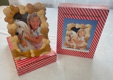 Dog Bone Pet Picture Photo Frames 4  x6  New Set of 2