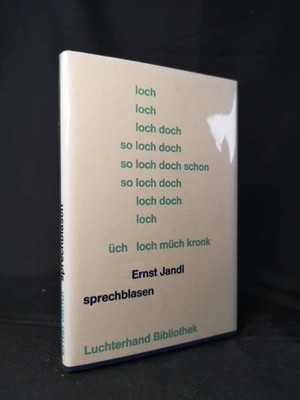 sprechblasen [Neubuch] Gedichte Jandl, Ernst: