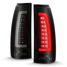 Anzo For Gmc V1500 Suburban 1988-1991 Tail Lights Black Housing Smoke Lens Pair Anzo For Gmc V1500 Suburban 1988-1991 Tail Lights Black Housing Smoke Lens Pair
