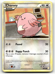 Chansey 58/123 HeartGold & SoulSilver Common