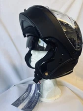 GMAX  MD-01 Modular Helmet, Solid Matte Black, DOT, Large