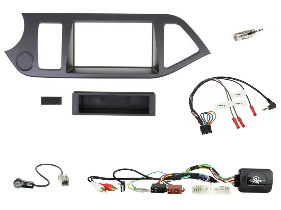 Blaupunkt DAB USB Bluetooth Lenkrad Autoradio für Kia Picanto ab 2011 USB AUX oh - Bild 3 von 4