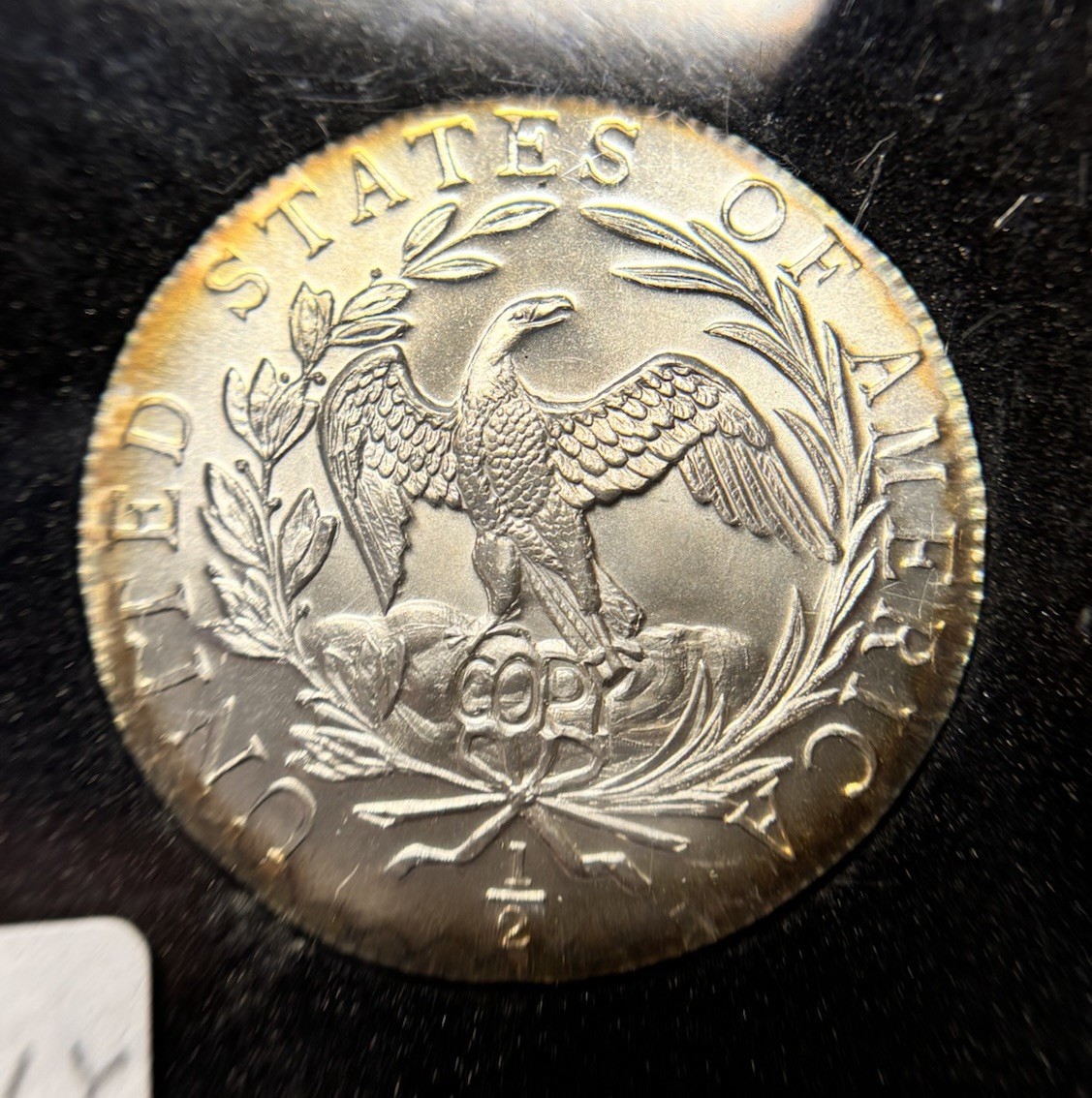 Old Coin Company エディsilver925 Dカン 長財布 1796 Half Dollar Silver COPY by Gallery Mint Museum Ron Landis | eBay
