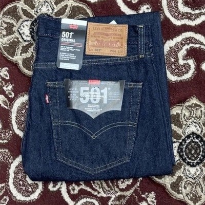 Levis® 501 Mens Denim Jeans Original Fit bottoms Straight Leg