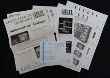 1953 Catalogue Brochure: SIEGEL Display Case, Countertop Display