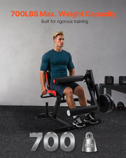 Leg Extension and Curl Machine, Home Gym Workout Training Weight Equipment