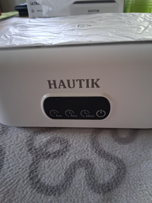 HAUTIK Ultraschallreiniger M8201 Touch-Design Auto-off Timer inkl. Adapter