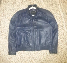 Same Fifth Avenue Vintage Purple Leather Jacket Large Men’s