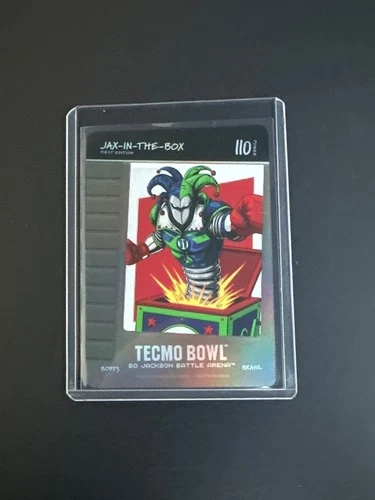 Jax-In-The-Box Tecmo Bowl Bo Jackson Battle Arena 110 Pwr Brawl BO753 Blow On It