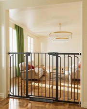 36 Extra Tall Baby Gate 29.7-57 Extra Wide Dog Gate For Doorway Black 36 Extra Tall Baby Gate 29.7-57 Extra Wide Dog Gate For Doorway Black