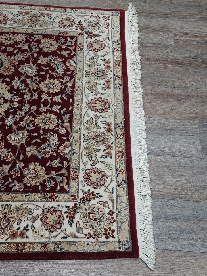 Turkish Rug,Turkish Classic Fish Design Rug,Turkish Silk&wool Bohom Rug, 4x6 Ft - Image 4 of 4