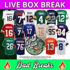 CAROLINA PANTHERS Gold Rush autographed/signed football jersey: Live BoxBreak