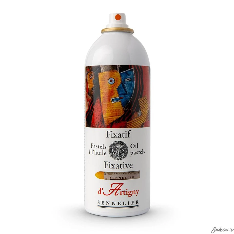 Sennelier : Oil Pastel Aerosol Fixative : 400ml