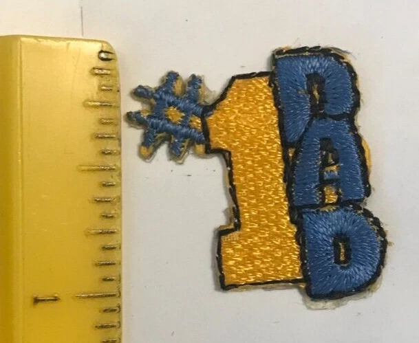 # 1 DAD FATHER FATHERS DAY EMBROIDERED PATCH APPLIQUE STICKER LOT OF 50 QUANTITY - Image 3 of 4