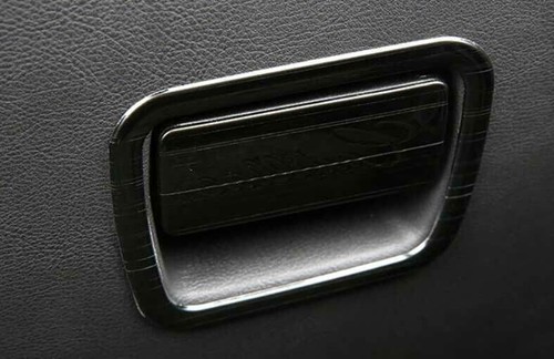 For Cadillac XT6 2020-22 Black Car Titanium Co-Pilot Storage Box Handle Sticker - Bild 6 von 12