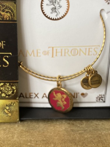 Alex and Ani Game of Thrones Hear Me Roar Charm Bangle Bracelet-Rafaellian Gold - Picture 3 of 5