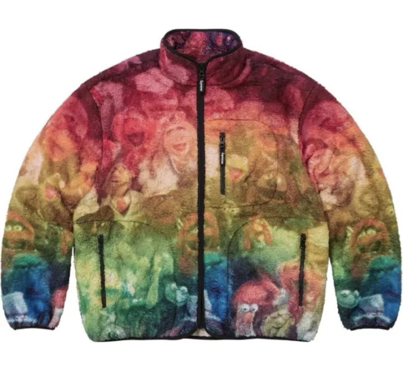 Veste polaire Supreme Muppets   Multicolore   Taille XLarge   SS24   Neuve ✨