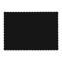Hoffmaster Scalloped Edge Placemats, Black, 1000/carton (hfm310551) on sale Hoffmaster Scalloped Edge Placemats, Black, 1000/carton (hfm310551) on sale