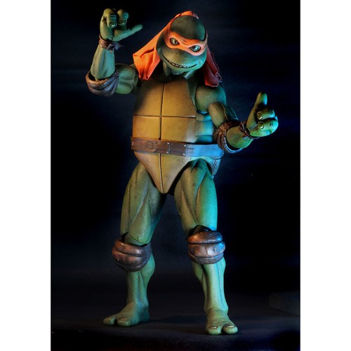 NECA - Teenage Mutant Ninja Turtles (1990 Movie) Michelangelo 1/4 Scale Figure - Bild 4 von 15