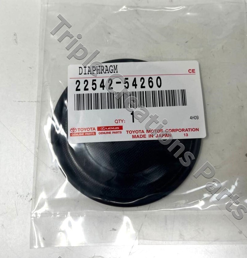 ジャンク 2254254260 Genuine Toyota Diaphragm (For Boost Compensator) 22542