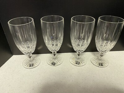 Set of 4 Mikasa Crystal OLD DUBLIN  7 3/8'' Iced Tea Goblets Tags