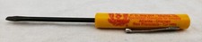 Vtg Advertising Flathead Shirtpocket Screwdriver Sanfax Corp. Chemists