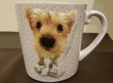 Hana Deka Club Puppy W/ Green Sneakers Ceramic Coffee/Tea Mug 2006 Yoneo Morita 