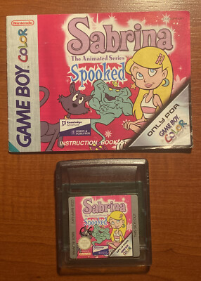 Sabrina die Zeichentrickserie: Angst! Nintendo Game Boy Color Cartridge & Anleitung