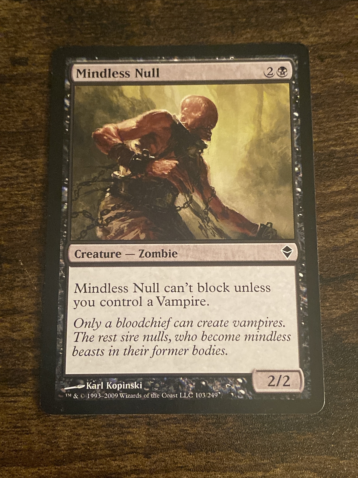Mindless Null Zendikar 103/249 MTG Magic The Gathering S935*