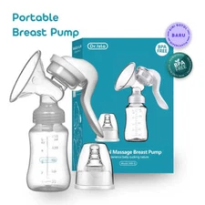 Dr.isla Breast Pump Manual Suction Milk Pump Feeding Breasts Pumps Milk Bottle S